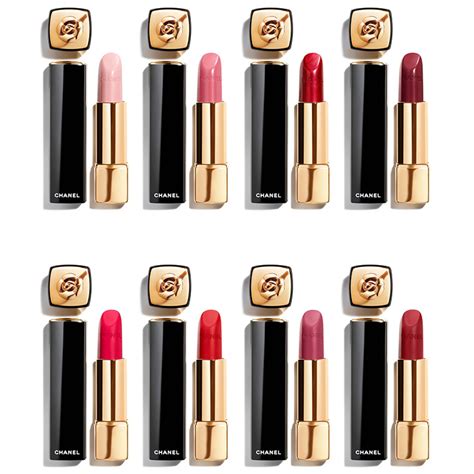 chanel le lion lipsticks|Chanel rouge camelia lipstick.